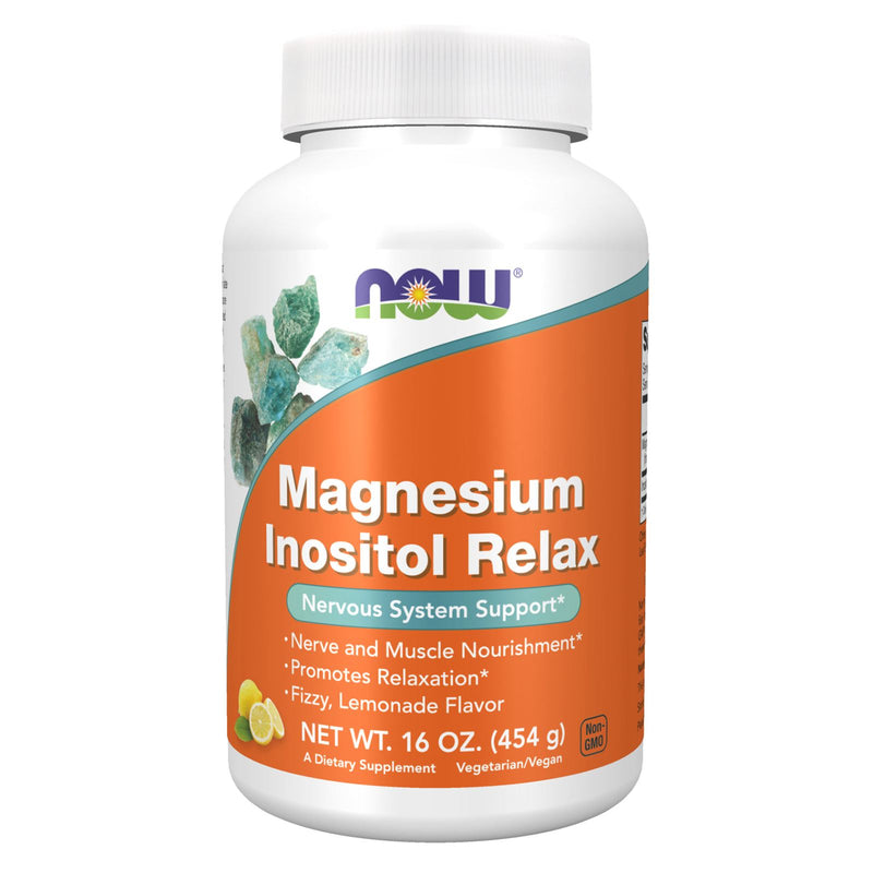NOW Foods Magnesium Inositol Relax Powder 16 oz - DailyVita