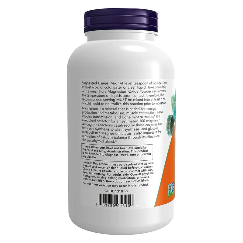 NOW Foods Magnesium Oxide 8 oz - DailyVita