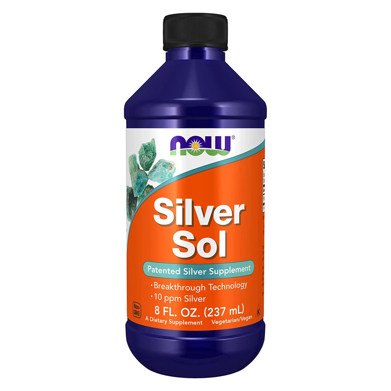 NOW Foods Silver Sol Liquid 8 fl oz - DailyVita