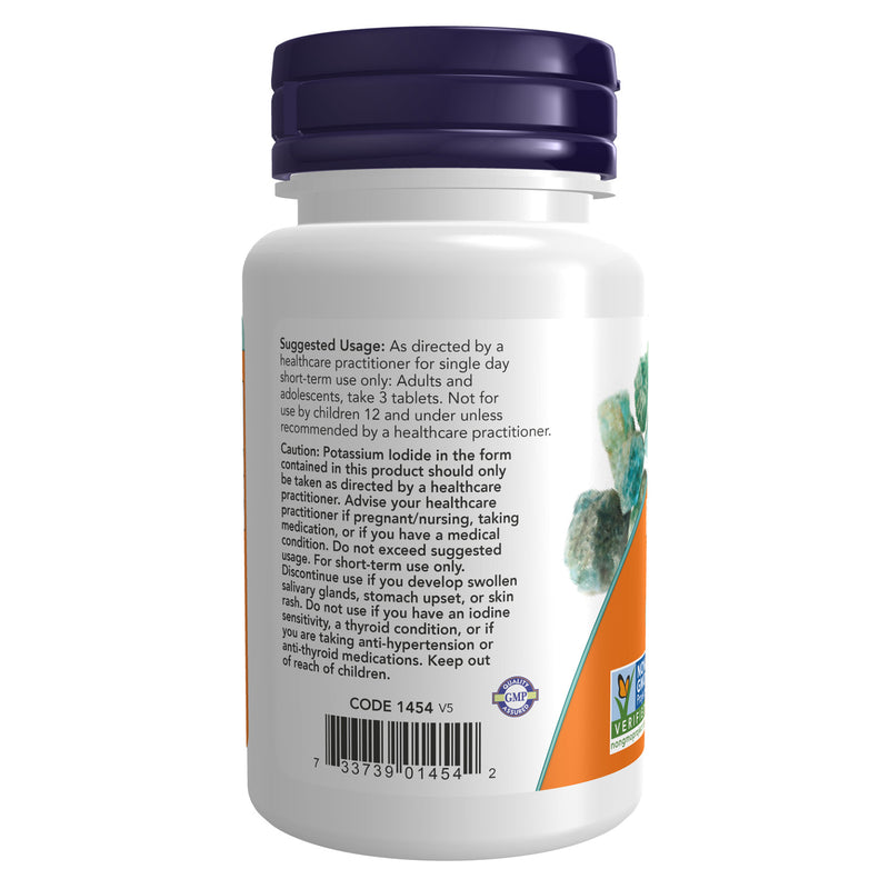 NOW Foods Potassium Iodide 60 Tablets - DailyVita