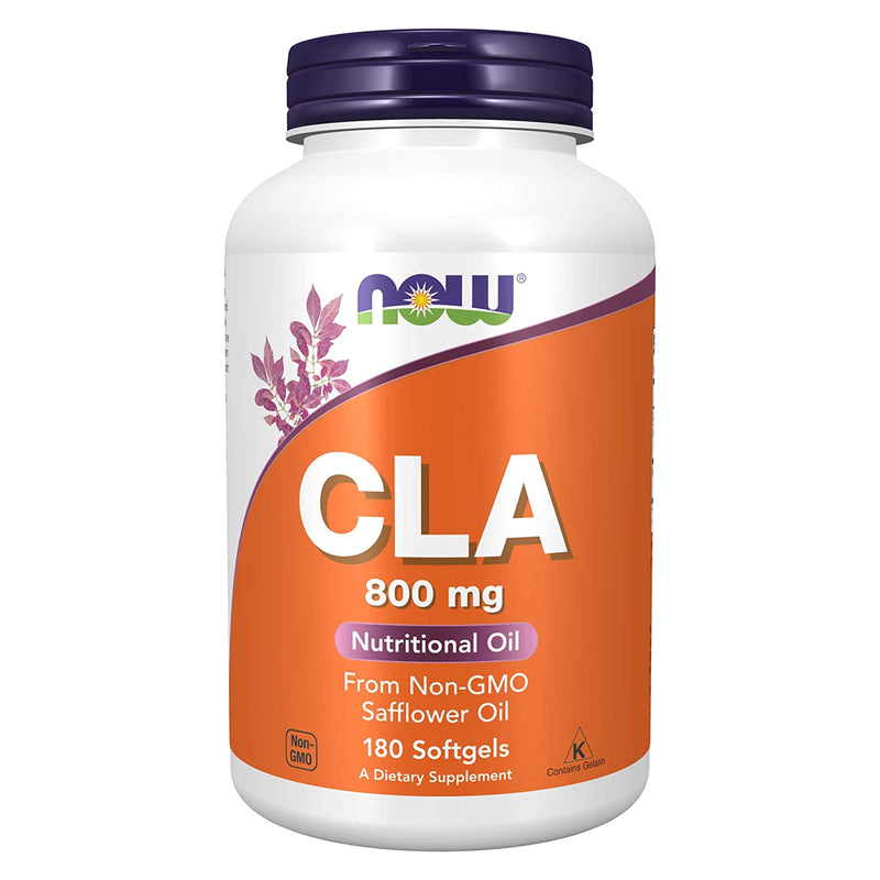 NOW Foods CLA (Conjugated Linoleic Acid) 800 mg 180 Softgels - DailyVita