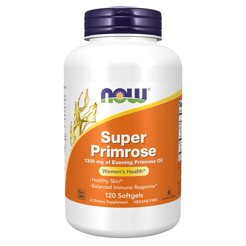 NOW Foods Super Primrose 1300 mg 120 Softgels - DailyVita