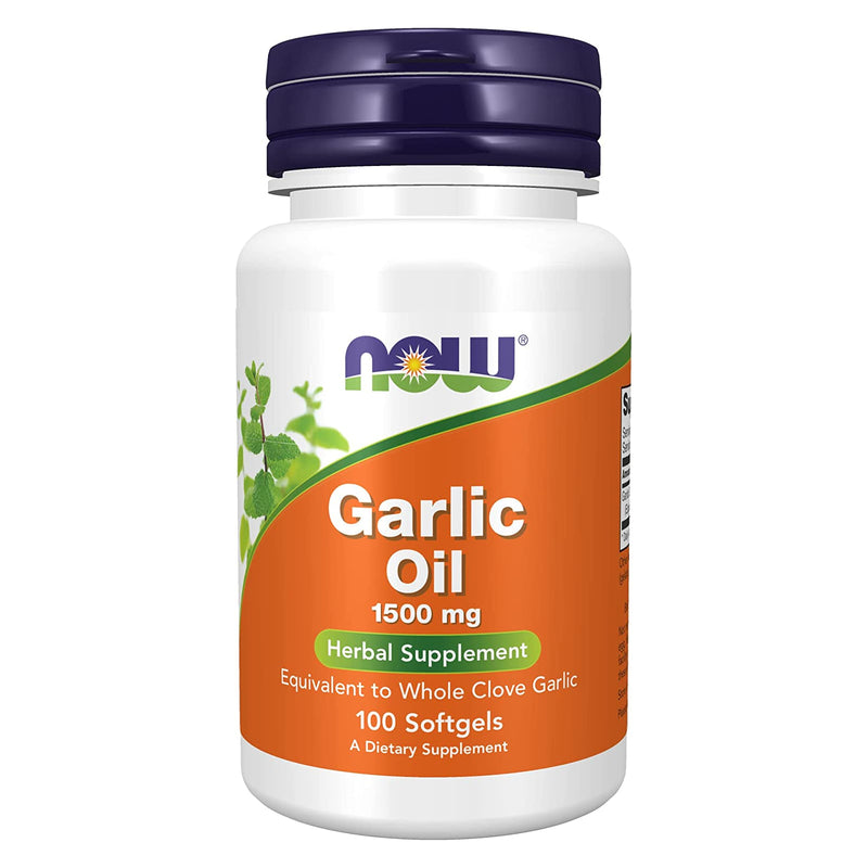 NOW Foods Garlic Oil 1500 mg 100 Softgels - DailyVita