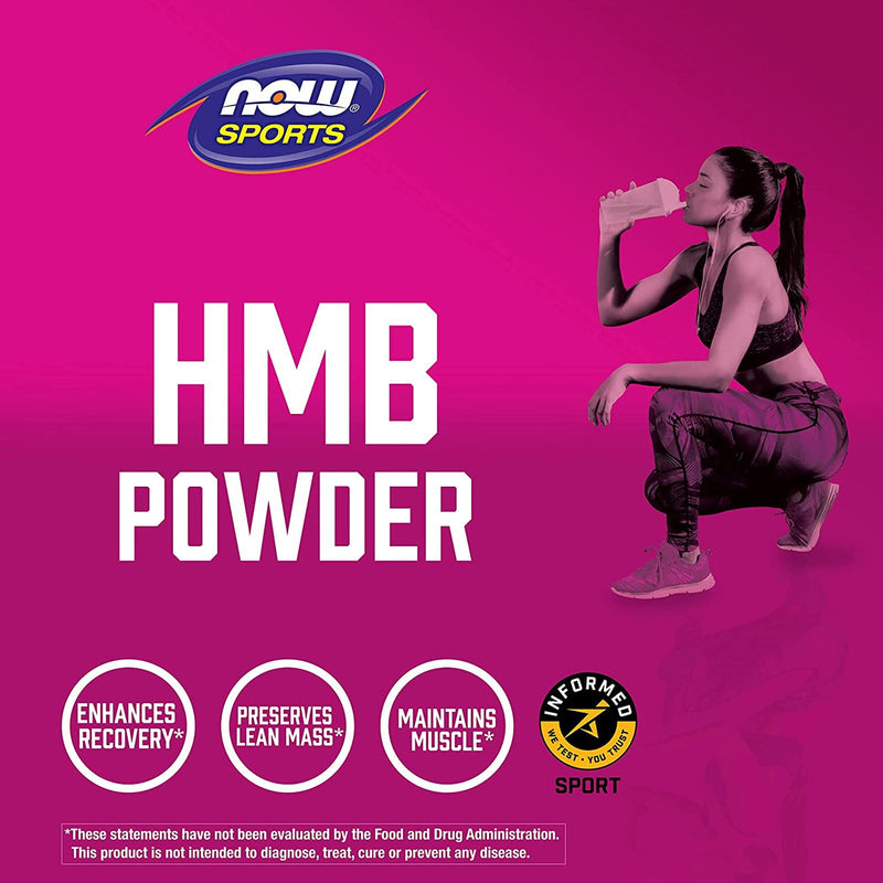 NOW Foods HMB Powder 90 g (3.2 oz) - DailyVita