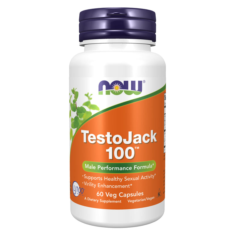 NOW Foods TestoJack 100 60 Veg Capsules - DailyVita