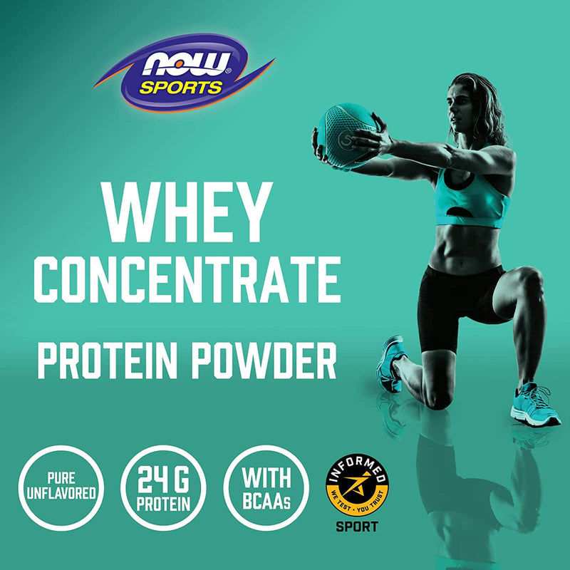 NOW Foods Whey Protein Concentrate Unflavored 5 lbs. - DailyVita