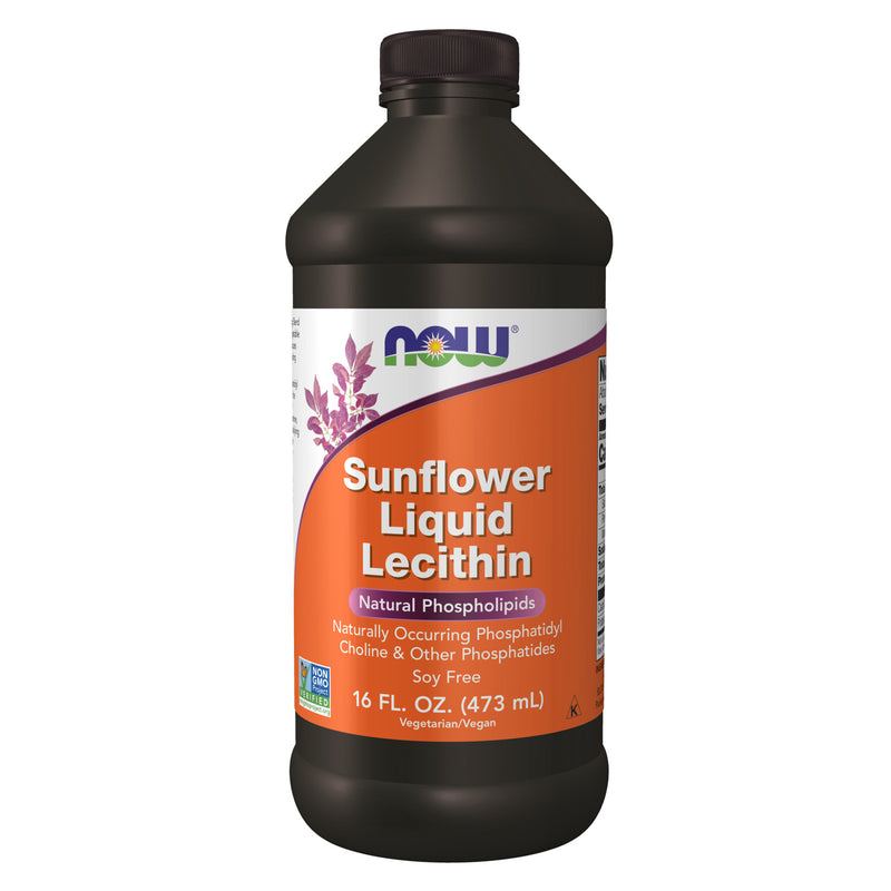 NOW Foods Sunflower Liquid Lecithin 16 fl oz - DailyVita