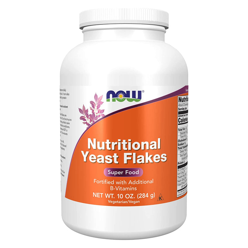 NOW Foods Nutritional Yeast Flakes 10 oz - DailyVita