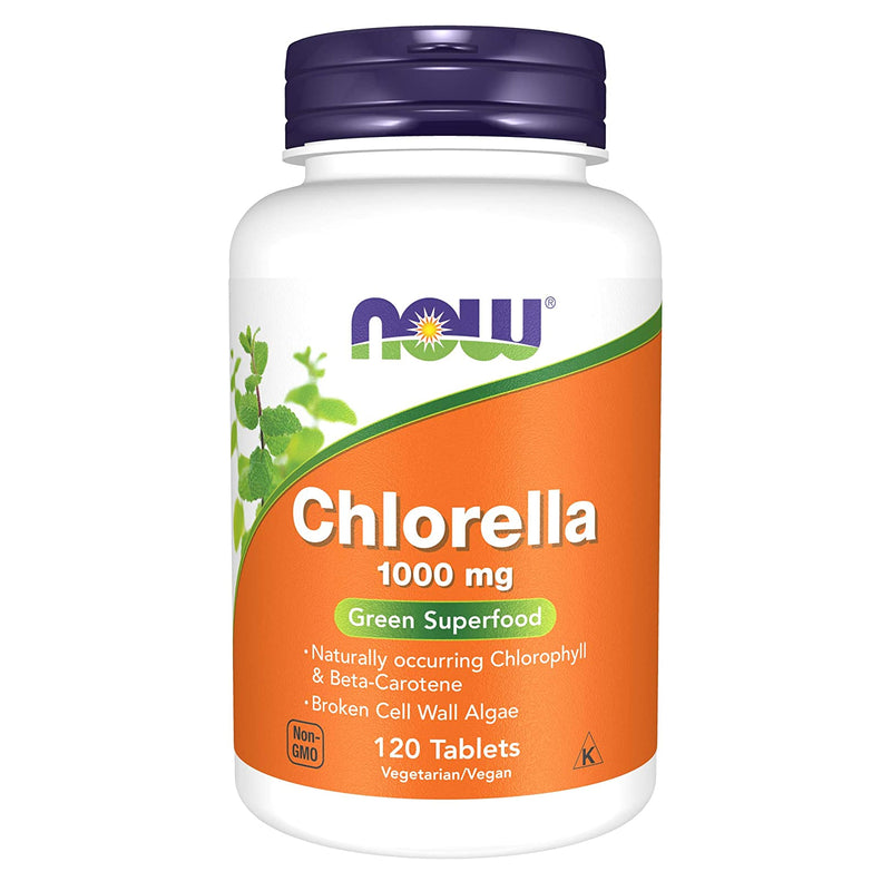 NOW Foods Chlorella 1000 mg 120 Tablets - DailyVita