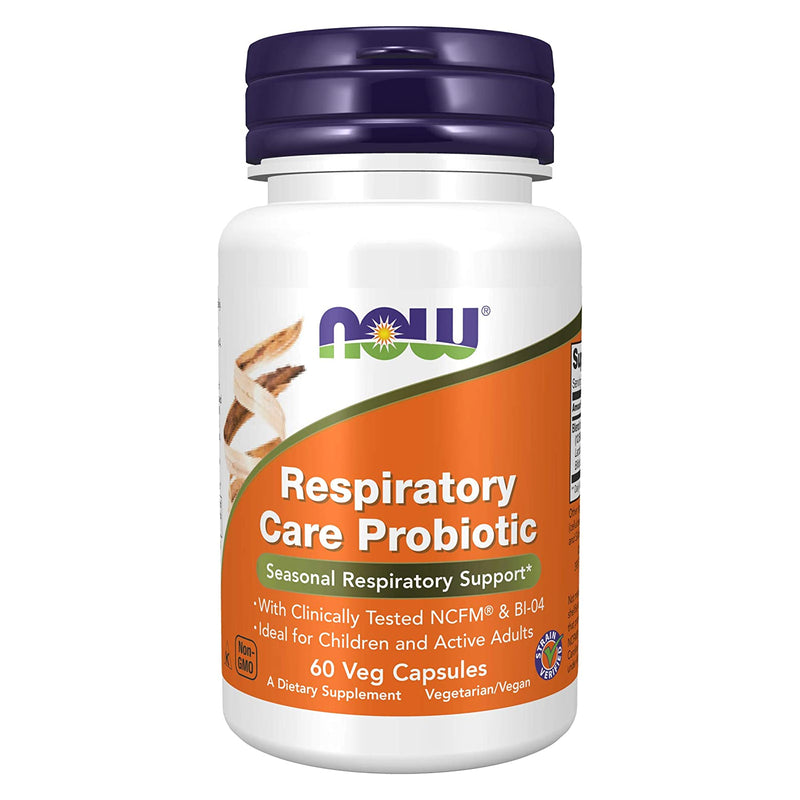 NOW Foods Respiratory Care Probiotic 60 Veg Capsules - DailyVita