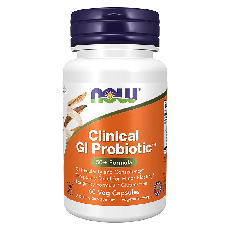NOW Foods Clinical GI Probiotic 60 Veg Capsules - DailyVita