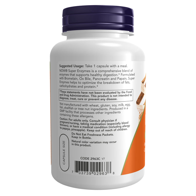 NOW Foods Super Enzymes 90 Capsules - DailyVita