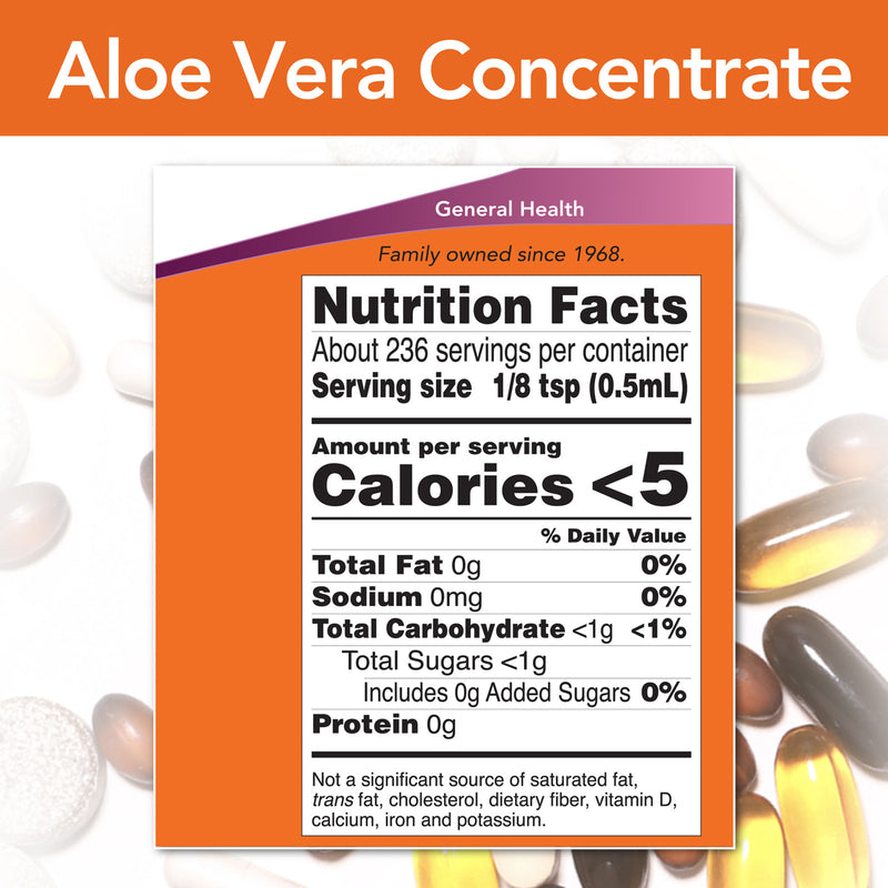 NOW Foods Aloe Vera Concentrate 4 oz - DailyVita