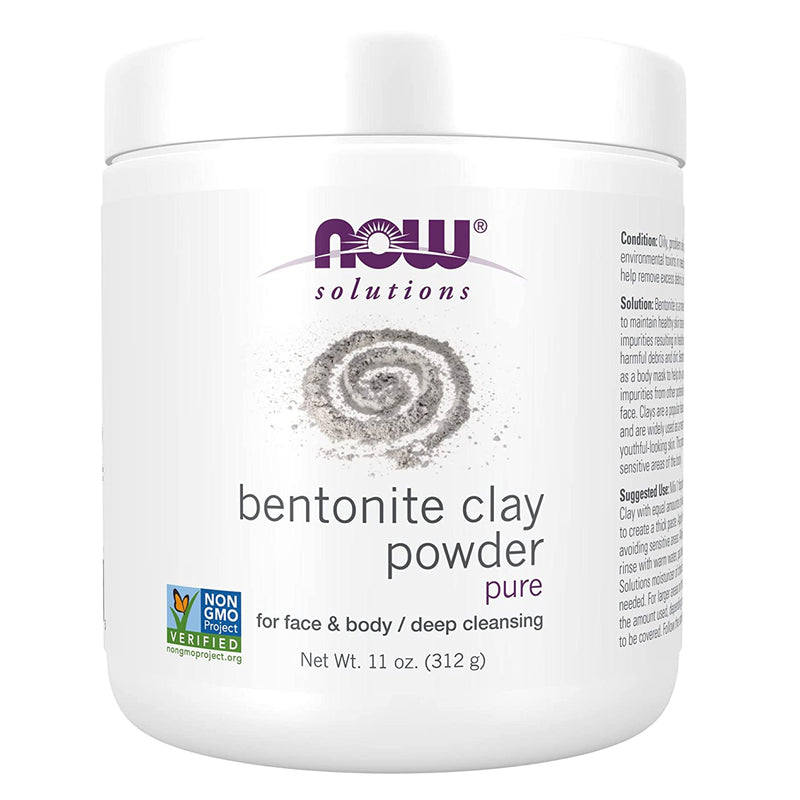 NOW Foods Bentonite Clay Powder 11 oz - DailyVita