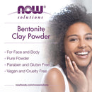 NOW Foods Bentonite Clay Powder 11 oz - DailyVita