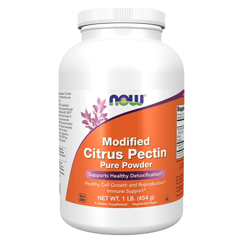 NOW Foods Modified Citrus Pectin Pure Powder 1 lb - DailyVita
