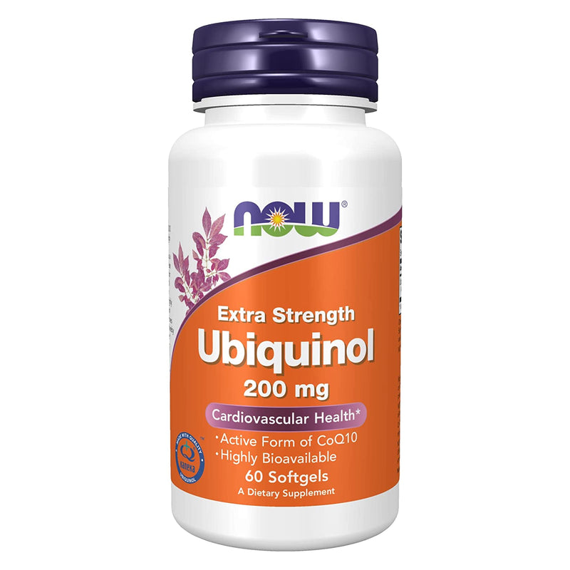 NOW Foods Ubiquinol Extra Strength 200 mg 60 Softgels - DailyVita