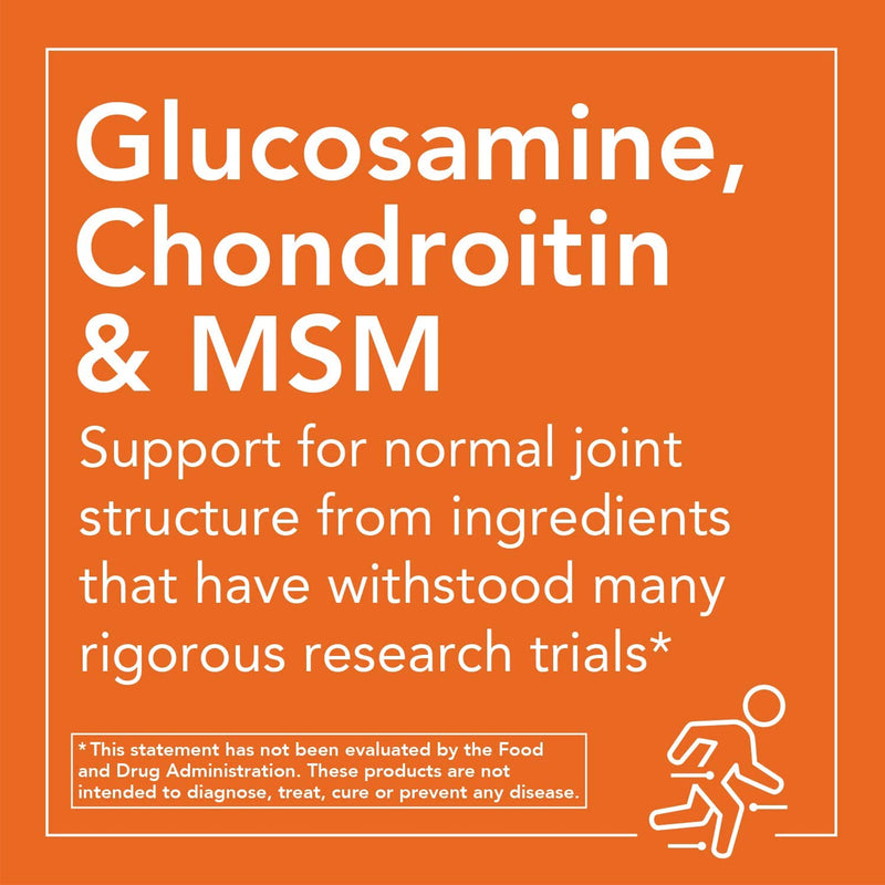 NOW Foods Glucosamine & Chondroitin with MSM 90 Veg Capsules - DailyVita