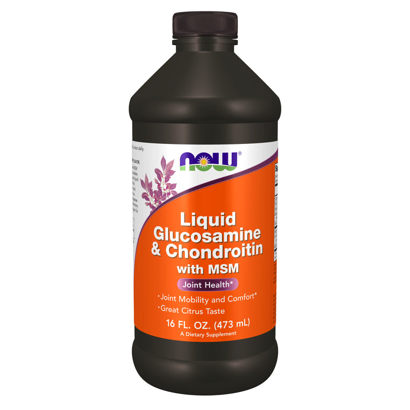 NOW Foods Liquid Glucosamine & Chondroitin with MSM 16 fl oz - DailyVita