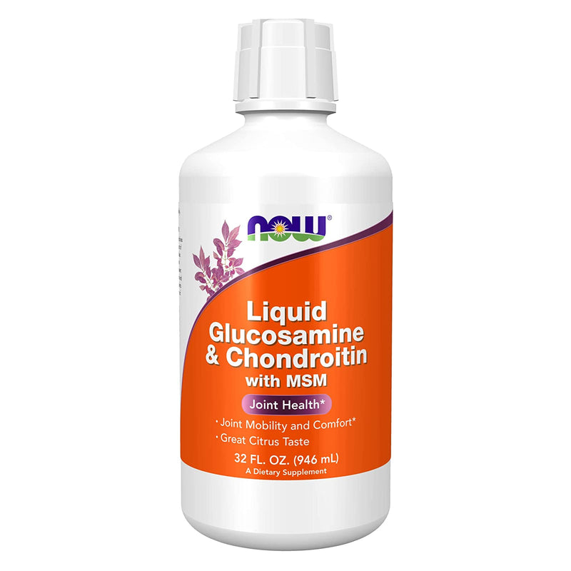 NOW Foods Liquid Glucosamine & Chondroitin with MSM 32 fl oz - DailyVita