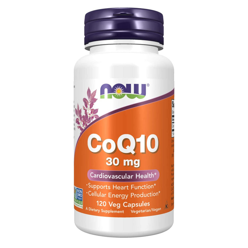 NOW Foods CoQ10 30 mg 120 Veg Capsules - DailyVita