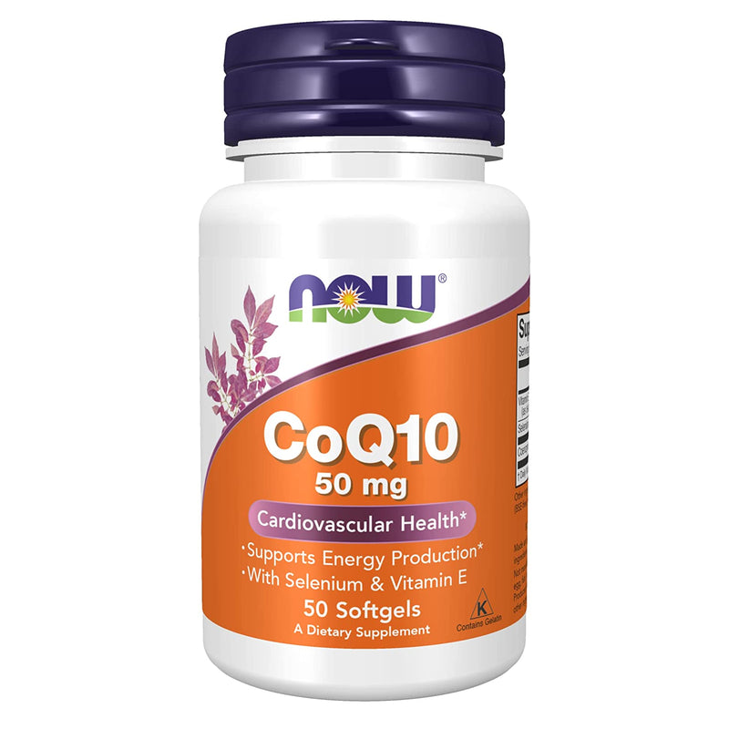 NOW Foods CoQ10 50 mg 50 Softgels - DailyVita
