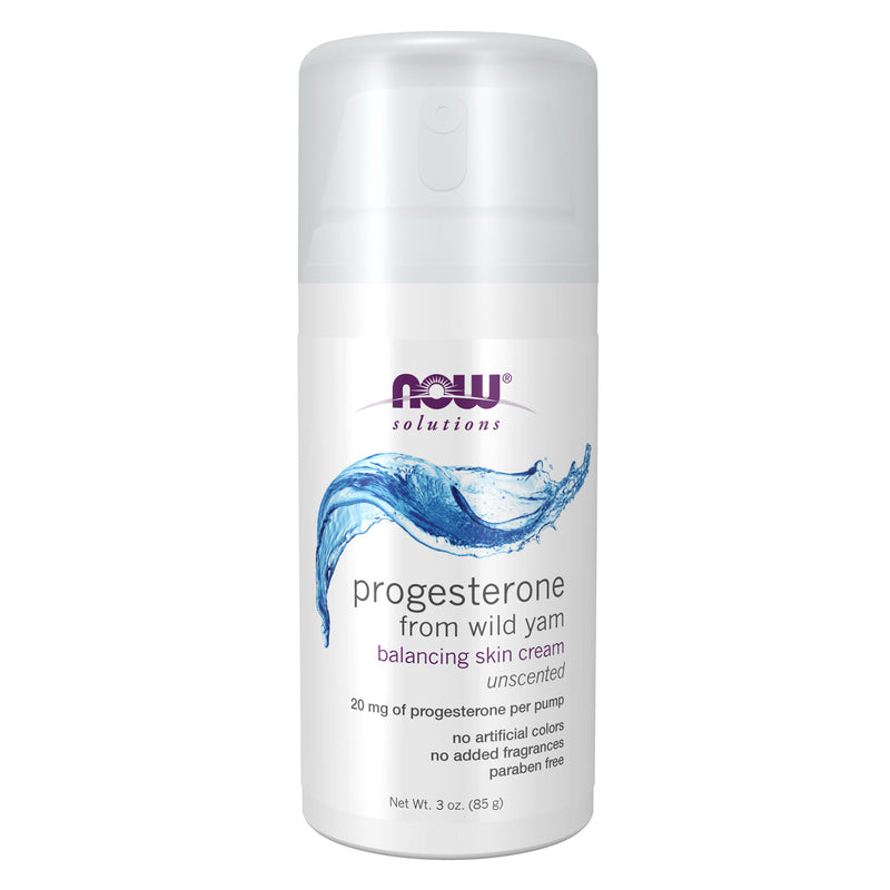 NOW Foods Progesterone from Wild Yam Balancing Skin Cream 3 oz - DailyVita