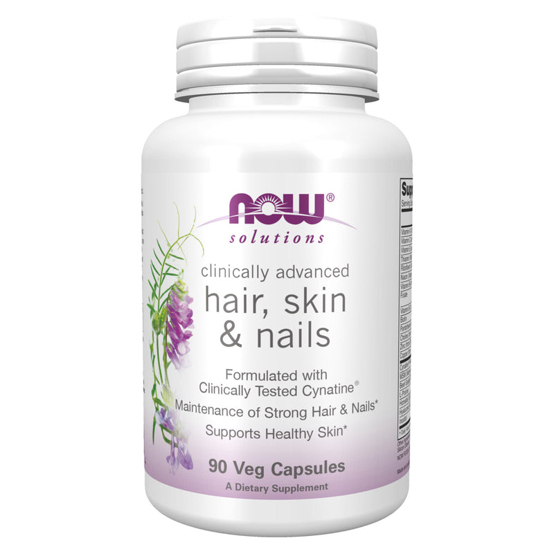 NOW Foods Hair Skin & Nails 90 Veg Capsules - DailyVita