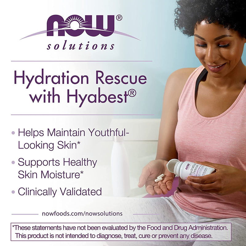 NOW Foods Hydration Rescue 60 Veg Capsules - DailyVita