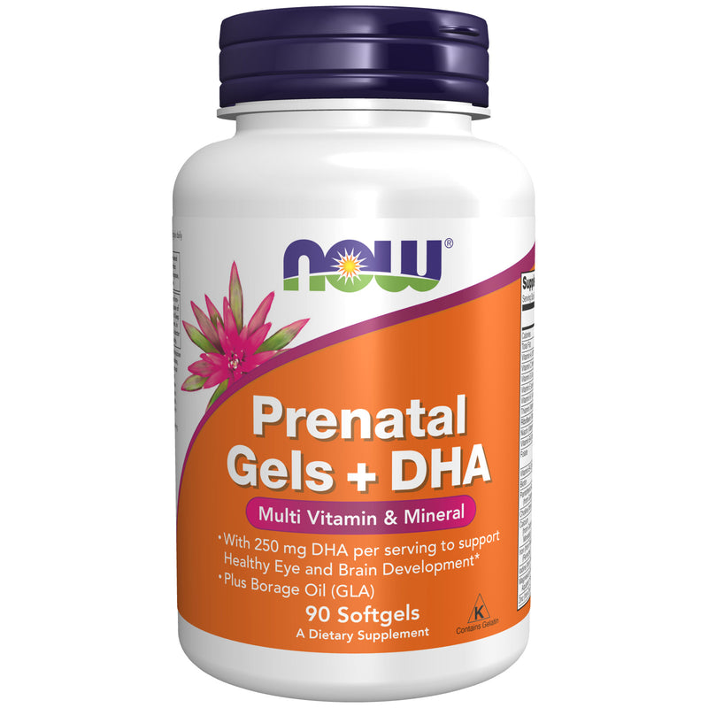 NOW Foods Prenatal Gels + DHA - DailyVita
