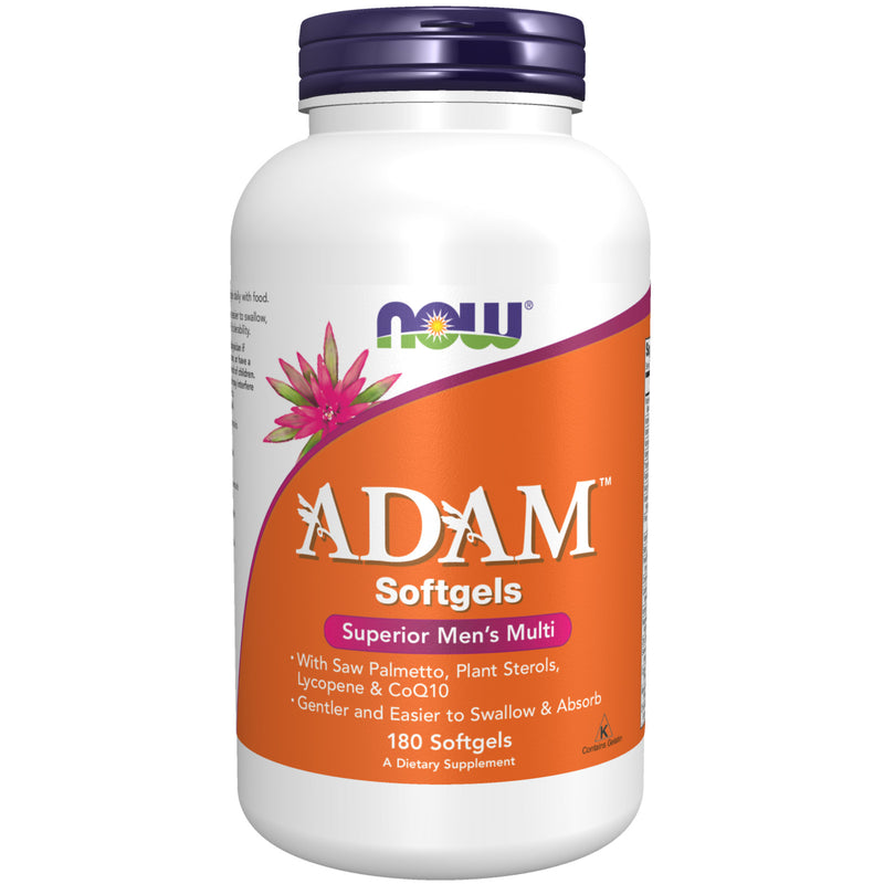 NOW Foods Adam Men's Multiple Vitamin 180 Softgels - DailyVita