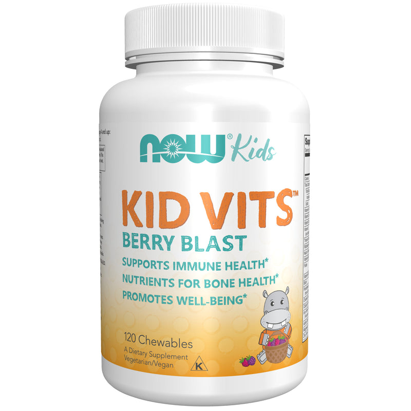NOW Foods Kid Vits Berry Blast 120 Chewables - DailyVita