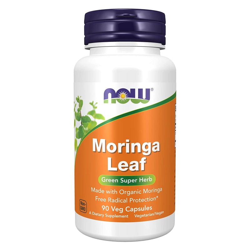 NOW Foods Moringa Leaf 90 Veg Capsules - DailyVita