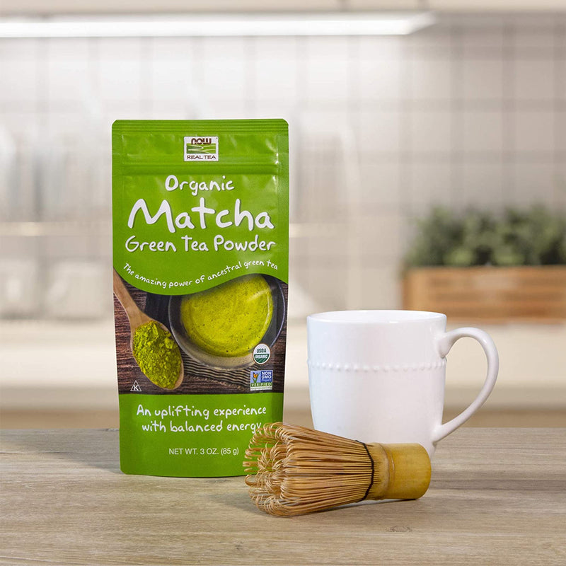 NOW Foods Matcha Green Tea Powder Organic 3 oz - DailyVita