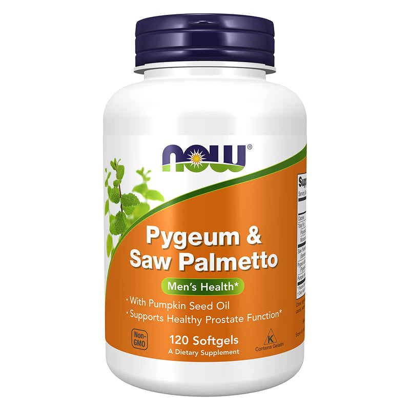 NOW Foods Pygeum & Saw Palmetto 120 Softgels - DailyVita