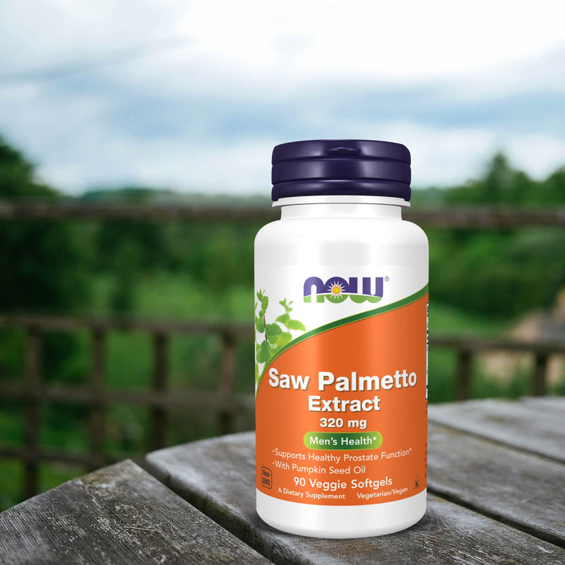 NOW Foods Saw Palmetto Extract 320 mg 90 Veggie Softgels - DailyVita