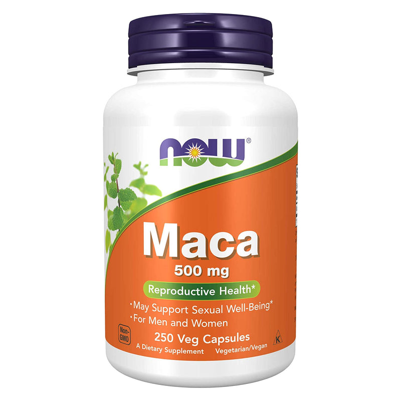 NOW Foods Maca 500 mg 250 Veg Capsules - DailyVita