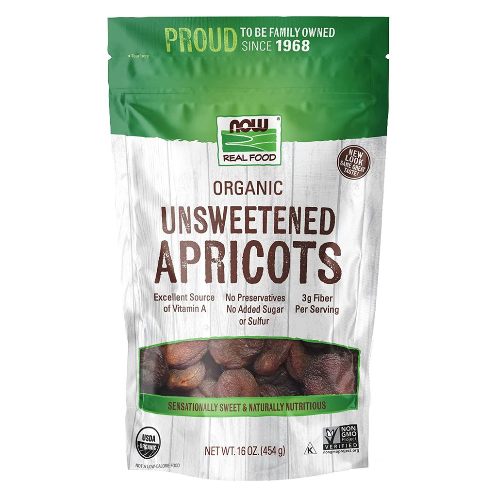 NOW Foods Apricots Unsweetened & Organic 16 oz - DailyVita