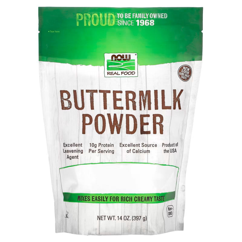 NOW Foods Buttermilk Powder 14 oz - DailyVita