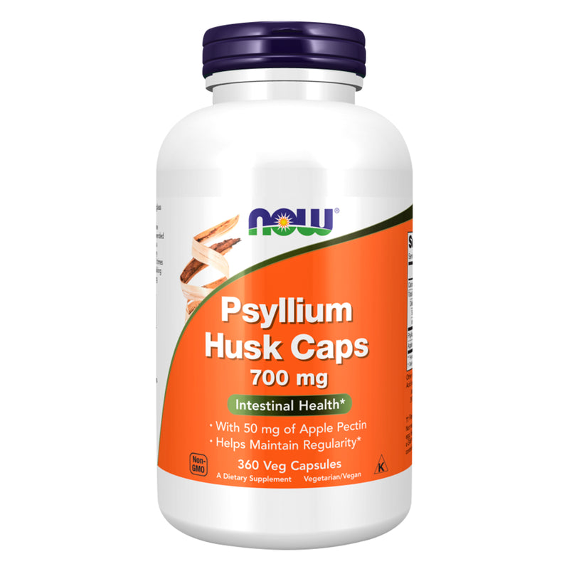 NOW Foods Psyllium Husk 700 mg 360 Veg Capsules - DailyVita