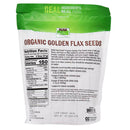 NOW Foods Golden Flax Seeds Organic 32 oz - DailyVita