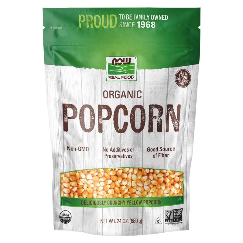 NOW Foods Popcorn Organic 24 oz - DailyVita