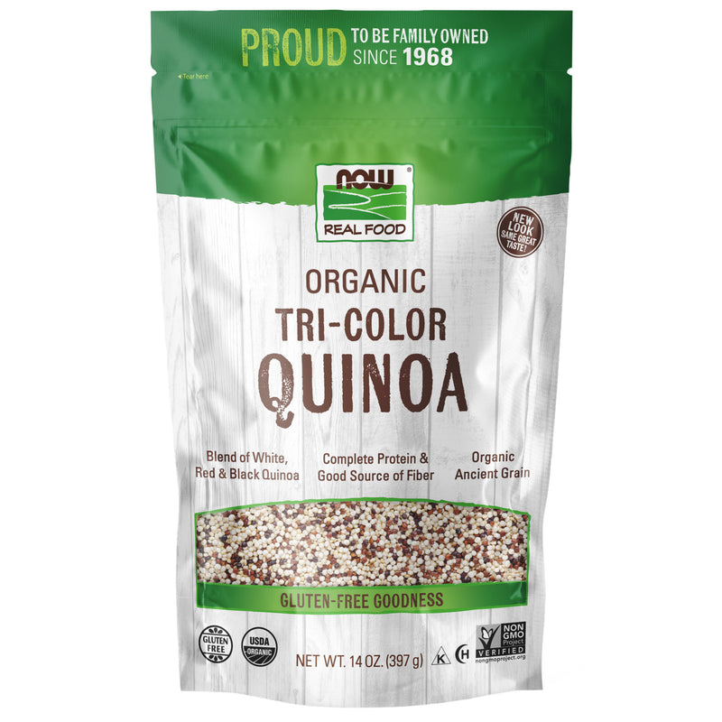 NOW Foods Tri-Color Quinoa Organic 14 oz - DailyVita