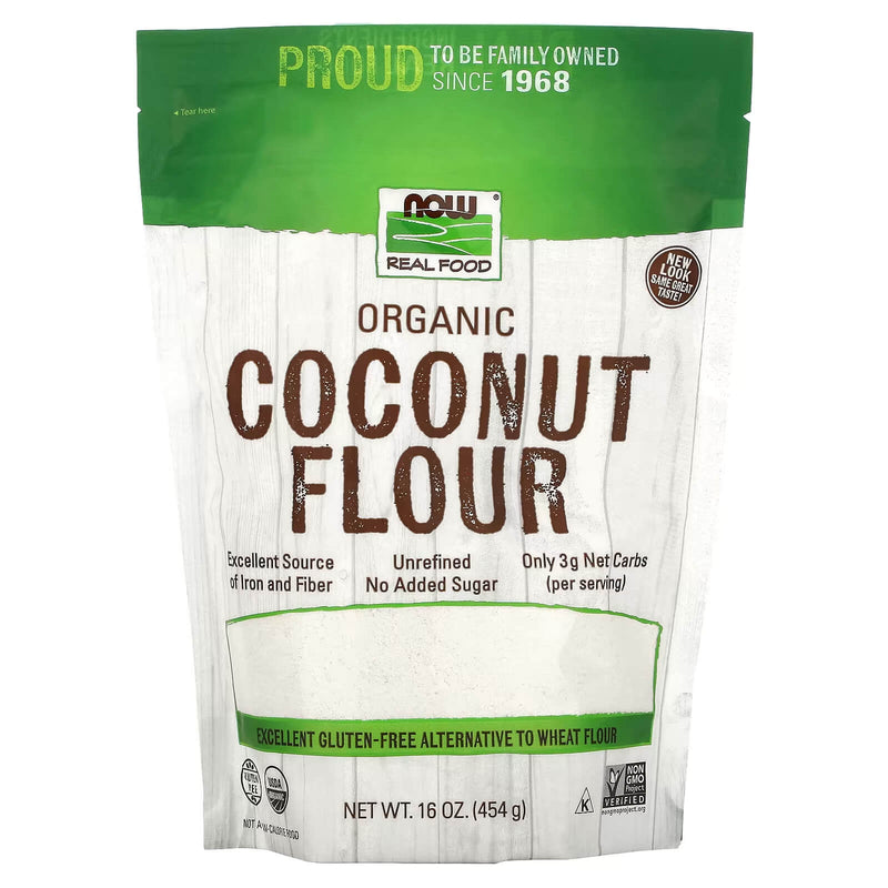 NOW Foods Coconut Flour Organic 16 oz - DailyVita