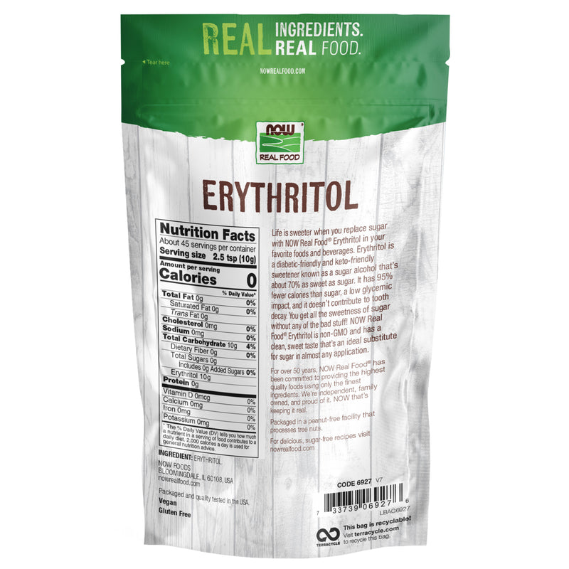 NOW Foods Erythritol 1 lb - DailyVita