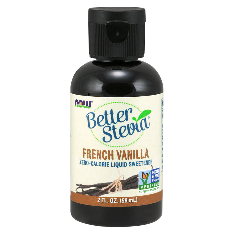 NOW Foods BetterStevia Liquid French Vanilla 2 fl oz - DailyVita