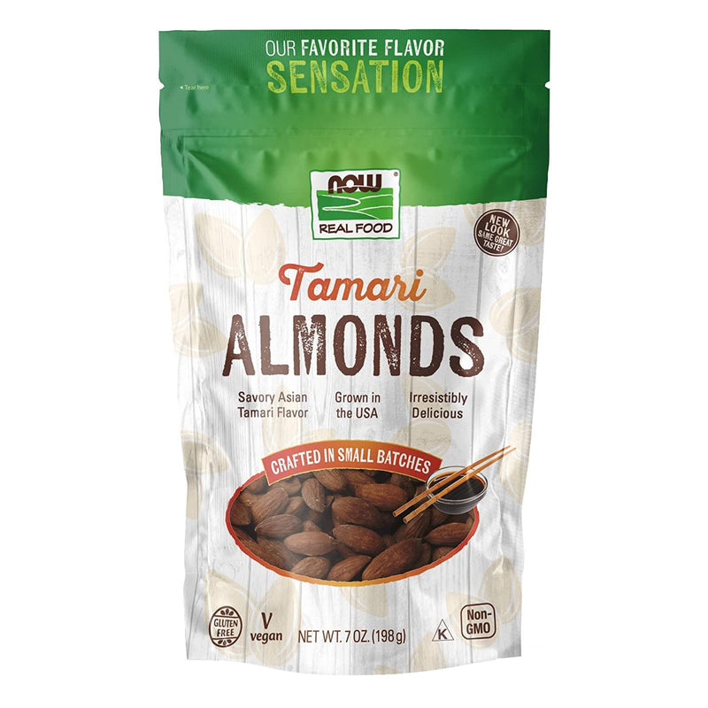NOW Foods Tamari Almonds 7 oz - DailyVita