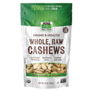 NOW Foods Cashews Organic Whole Raw & Unsalted 10 oz - DailyVita