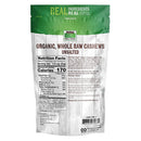 NOW Foods Cashews Organic Whole Raw & Unsalted 10 oz - DailyVita