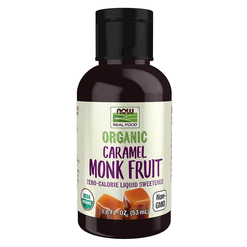 NOW Foods Monk Fruit Caramel Liquid Organic 1.8 fl oz - DailyVita